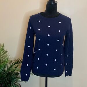 PHILOSOPHY cashmere polka dot sweater